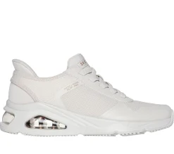 Calçado Sem Atacadores|Hands Free Slip-Ins-SKECHERS Slip-ins: Tres-Air Uno - Easy Steppers BRANCO SUJO