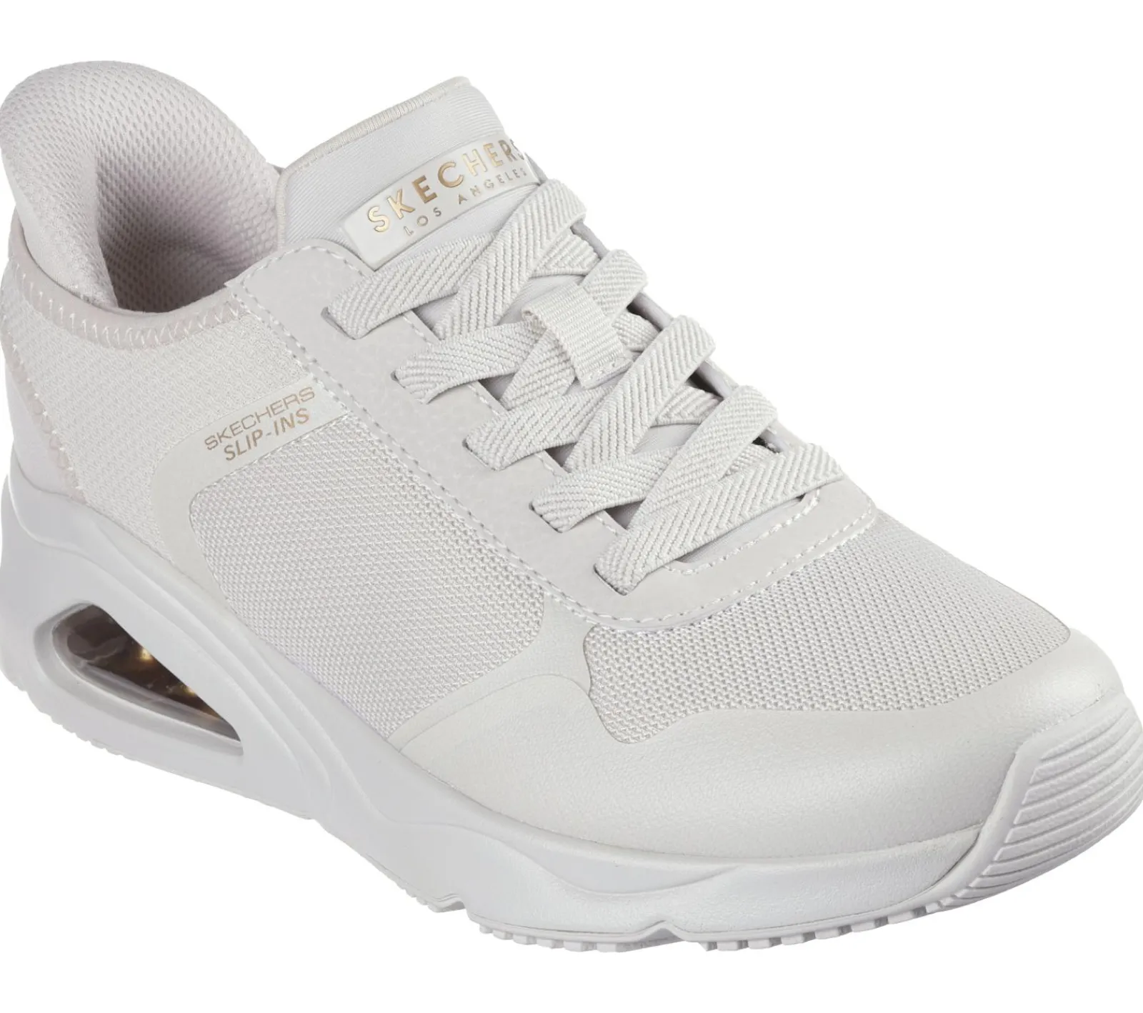 Calçado Sem Atacadores|Hands Free Slip-Ins-SKECHERS Slip-ins: Tres-Air Uno - Easy Steppers BRANCO SUJO
