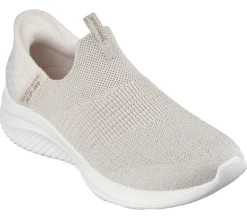 Hands Free Slip-Ins|Sapatilhas Casuais-SKECHERS Slip-ins: Ultra Flex 3.0 - Glitter Me NATURAL / DOURADO