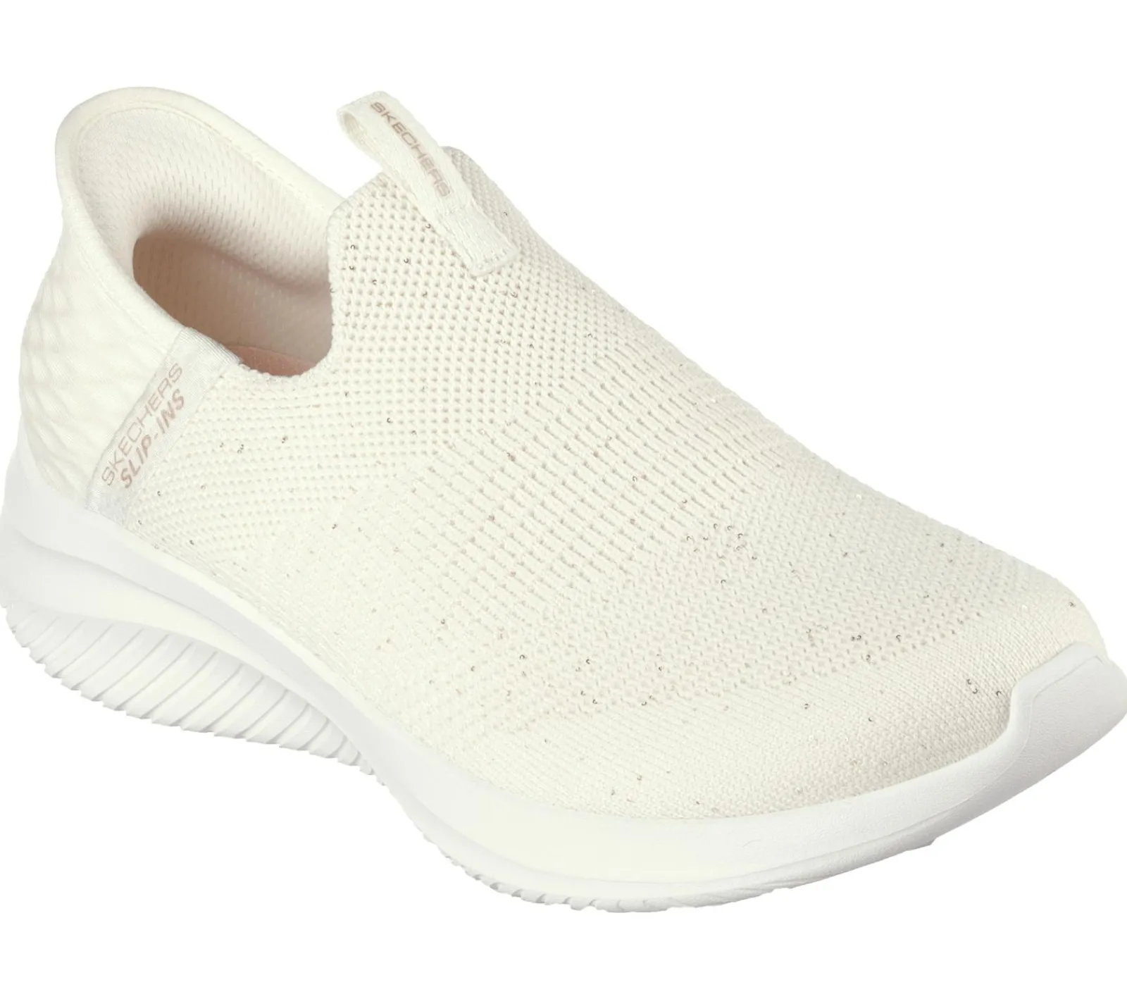 Calçado Sem Atacadores|Hands Free Slip-Ins-SKECHERS Slip-ins: Ultra Flex 3.0 - Shiny Night BRANCO SUJO