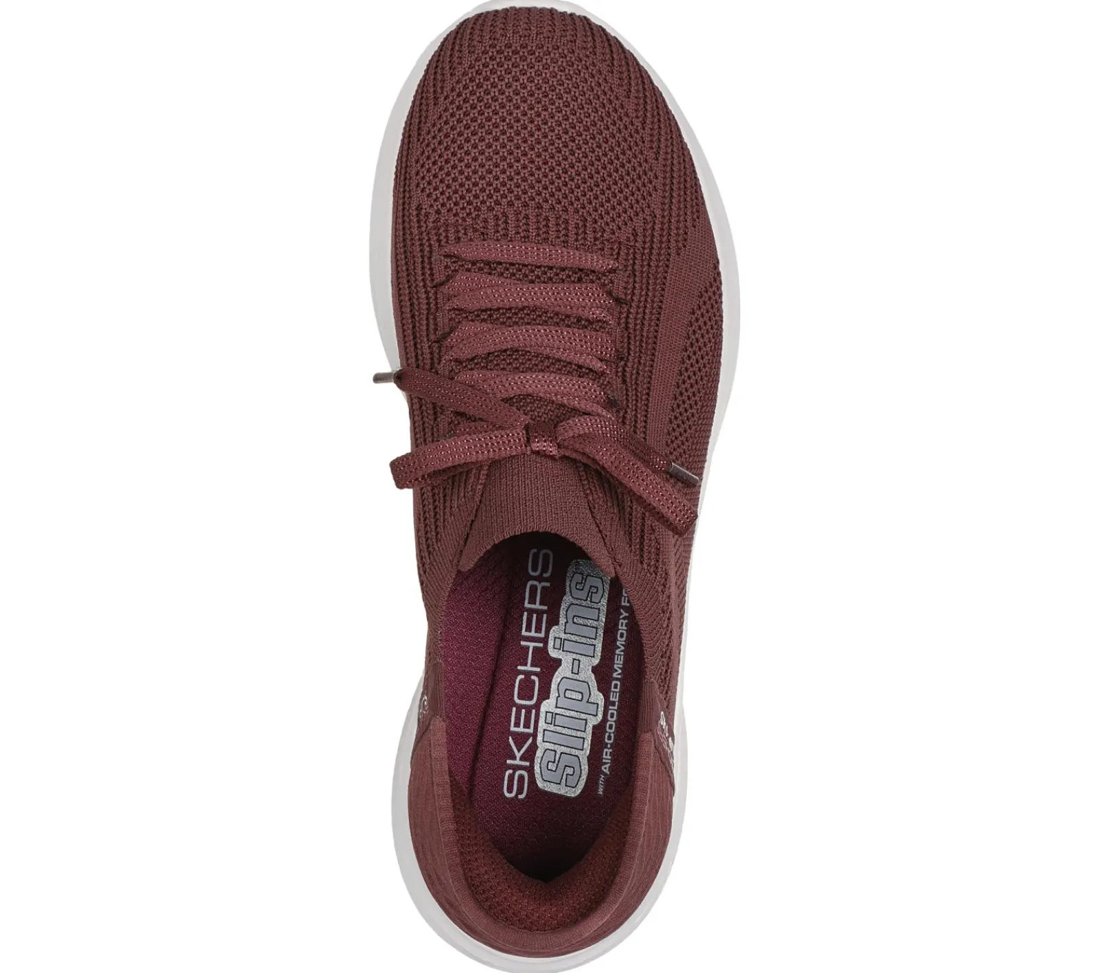Calçado Sem Atacadores|Hands Free Slip-Ins-SKECHERS Slip-ins: Ultra Flex 3.0 - Brilliant BORDÔ