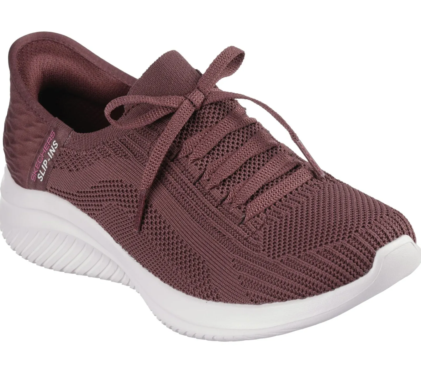 Calçado Sem Atacadores|Hands Free Slip-Ins-SKECHERS Slip-ins: Ultra Flex 3.0 - Brilliant BORDÔ
