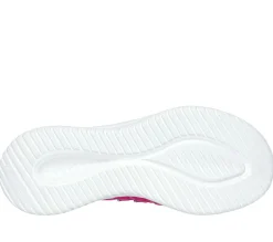 Hands Free Slip-Ins|Sapatilhas-SKECHERS Slip-ins: Ultra Flex 3.0 - Bungee Fun ROSA CHOQUE / MULTICOR