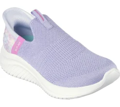 Calçado Sem Atacadores|Sapatilhas-SKECHERS Slip-Ins: Ultra Flex 3.0 - Colory Wild LAVANDA / MULTICOR