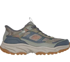 Calçado Sem Atacadores|Hands Free Slip-Ins-SKECHERS Slip-ins: Vigor AT AZEITONA / CINZENTO