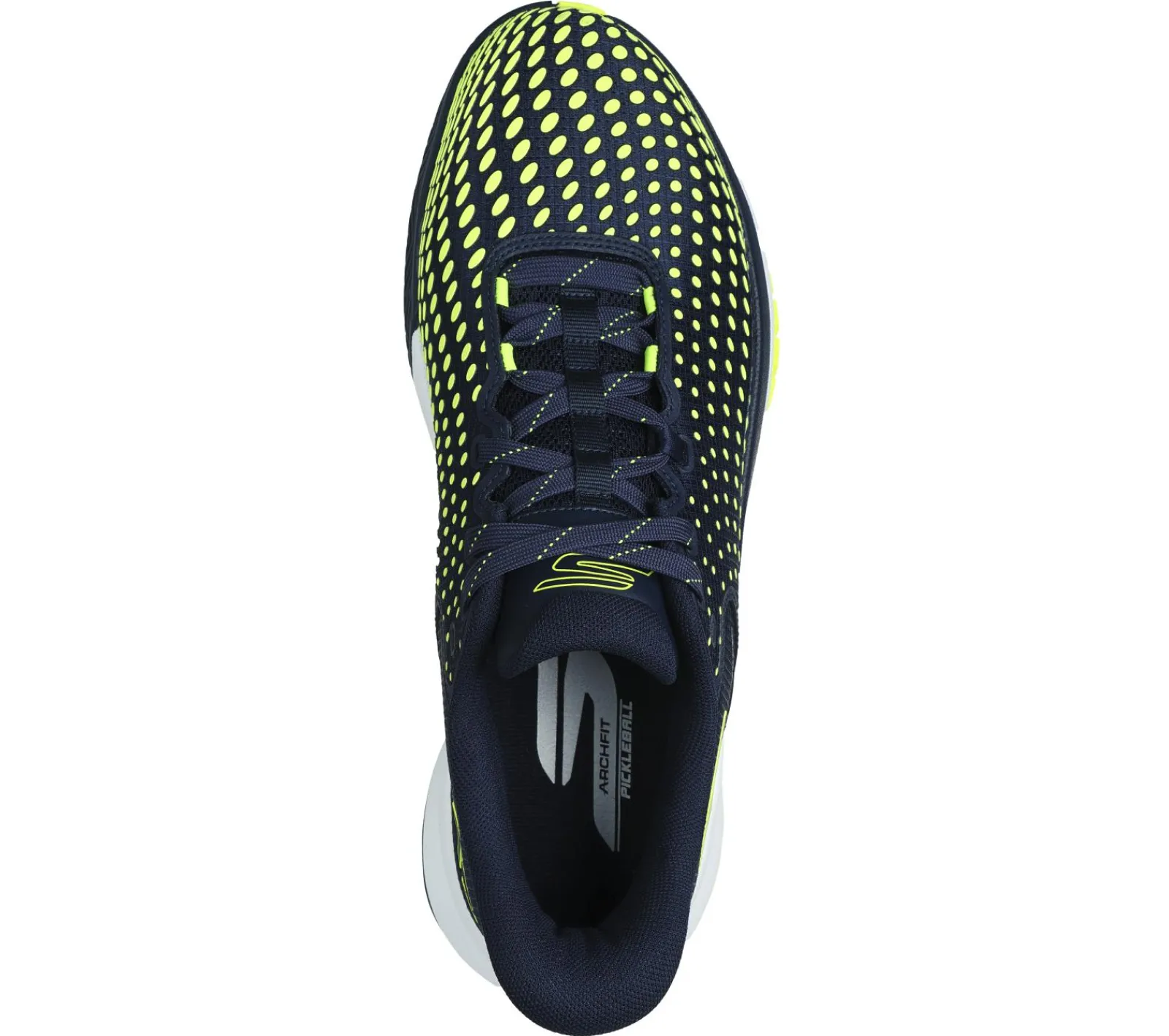 Hands Free Slip-Ins|Sapatilhas-SKECHERS Slip-ins: Viper Court Elite NAVY / AMARELO