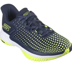 Hands Free Slip-Ins|Sapatilhas-SKECHERS Slip-ins: Viper Court Elite NAVY / AMARELO
