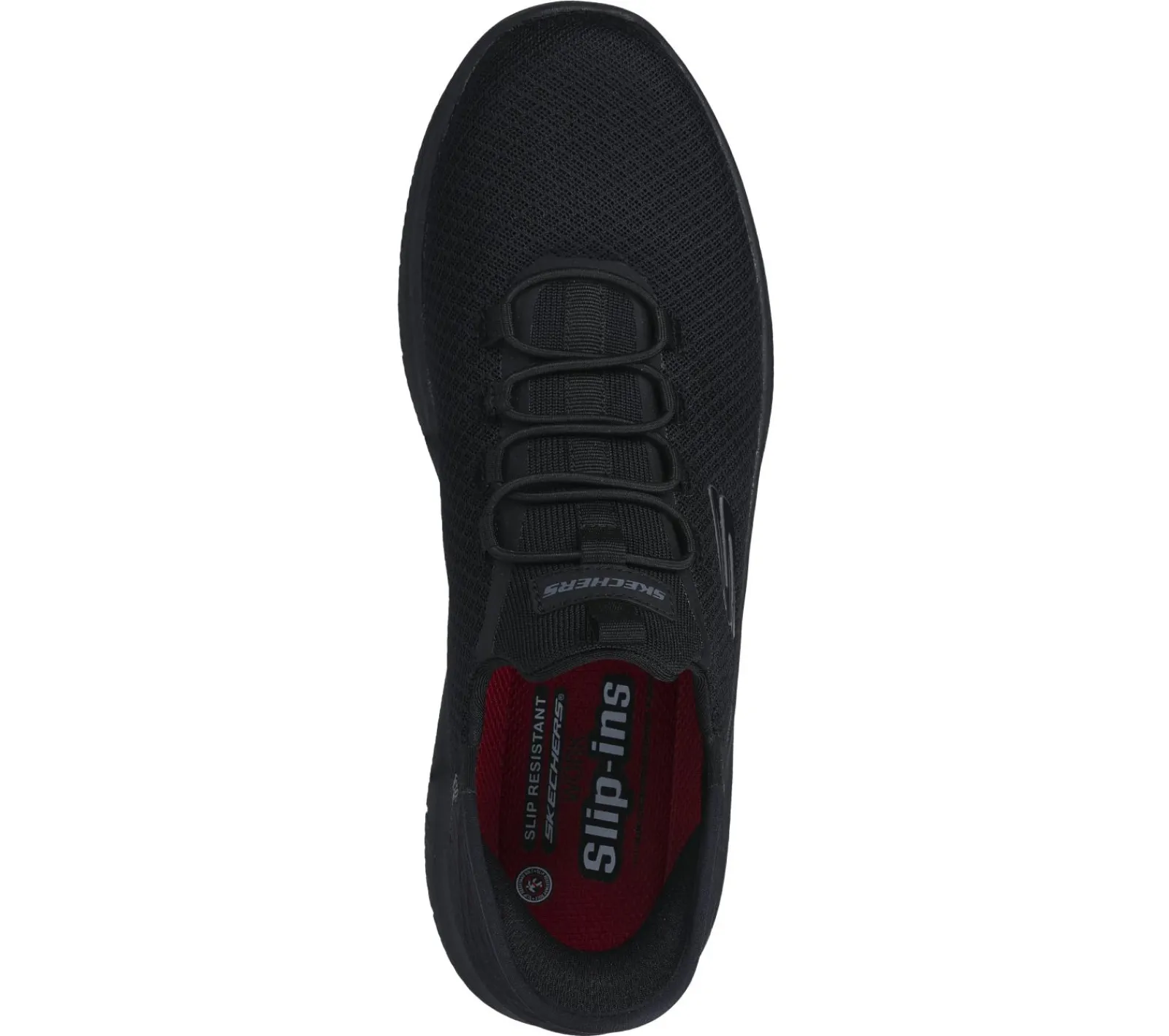 Hands Free Slip-Ins|Sapatilhas-SKECHERS Slip-ins Work Slip-Resistant: Summits - Colsin PRETO