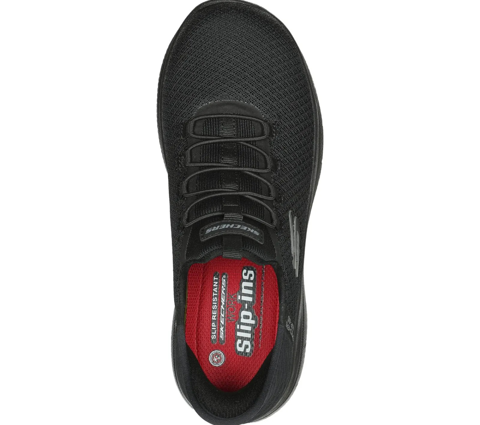 Work & Safety|Calçado Sem Atacadores-SKECHERS Slip-ins Work: Summits SR - Enslee PRETO