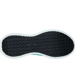Work & Safety|Calçado Sem Atacadores-SKECHERS Slip-ins Work: Tilido - Ombray PRETO / VERDE AZULADO