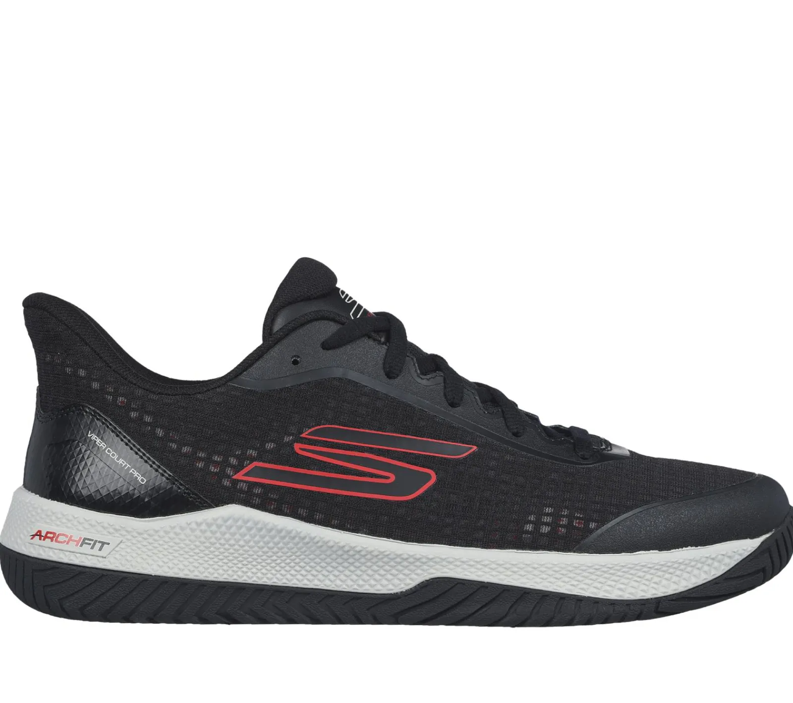 Sapatos Com Atacadores|Sapatilhas-SKECHERS Viper Court Pro - Pickleball PRETO / VERMELHO
