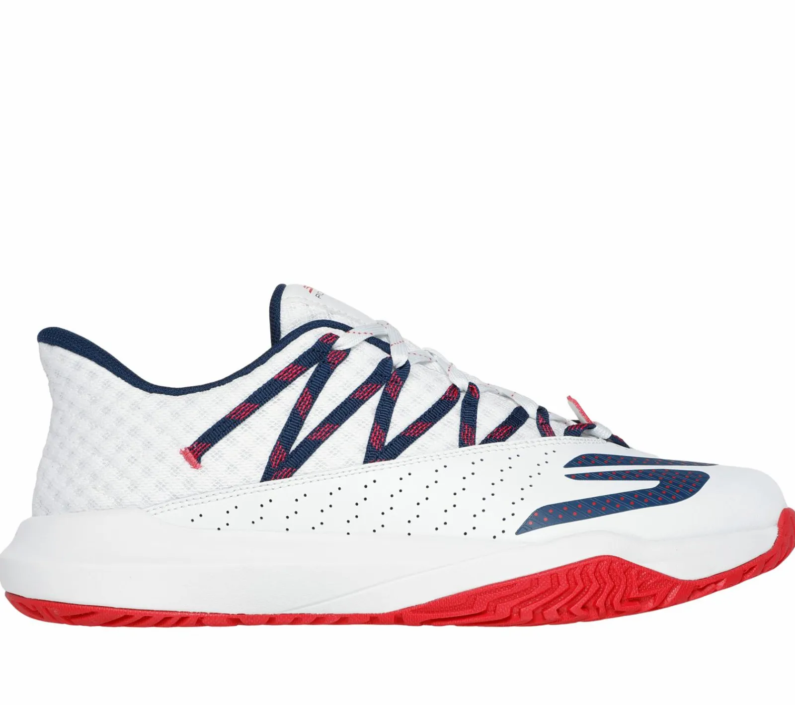 Sapatos Com Atacadores|Sapatilhas-SKECHERS Viper Court Rally BRANCO / NAVY