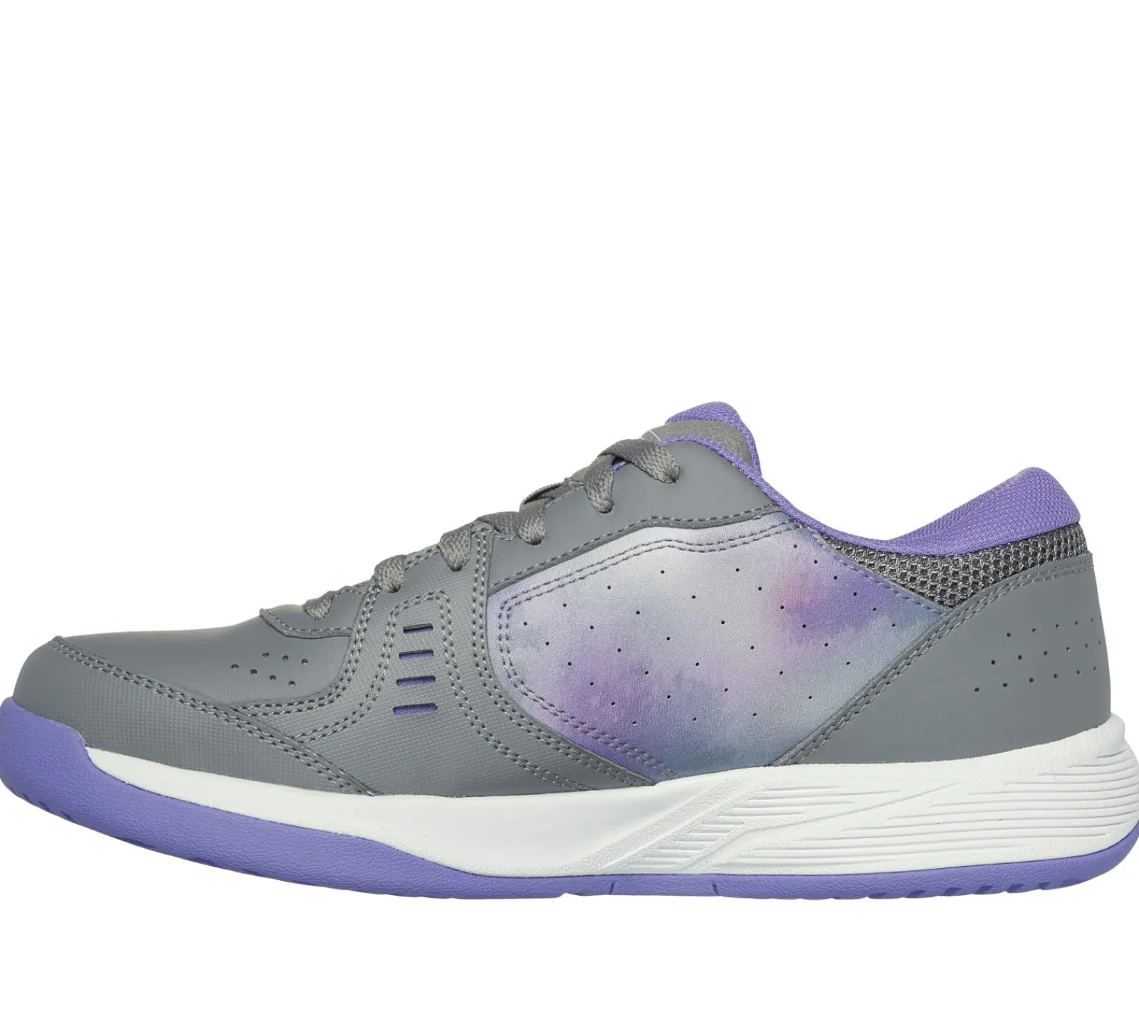 Com Atacadores|Sapatilhas-SKECHERS Viper Court Smash - Pickleball CINZENTO / ROXO