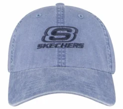 Acessórios Para A Cabeça-SKECHERS Washed Dad Hat AZUL