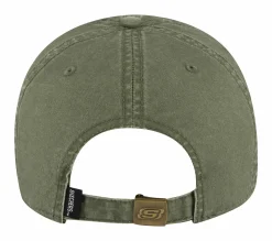 Acessórios Para A Cabeça|Acessórios-SKECHERS Washed Dad Hat AZEITONA