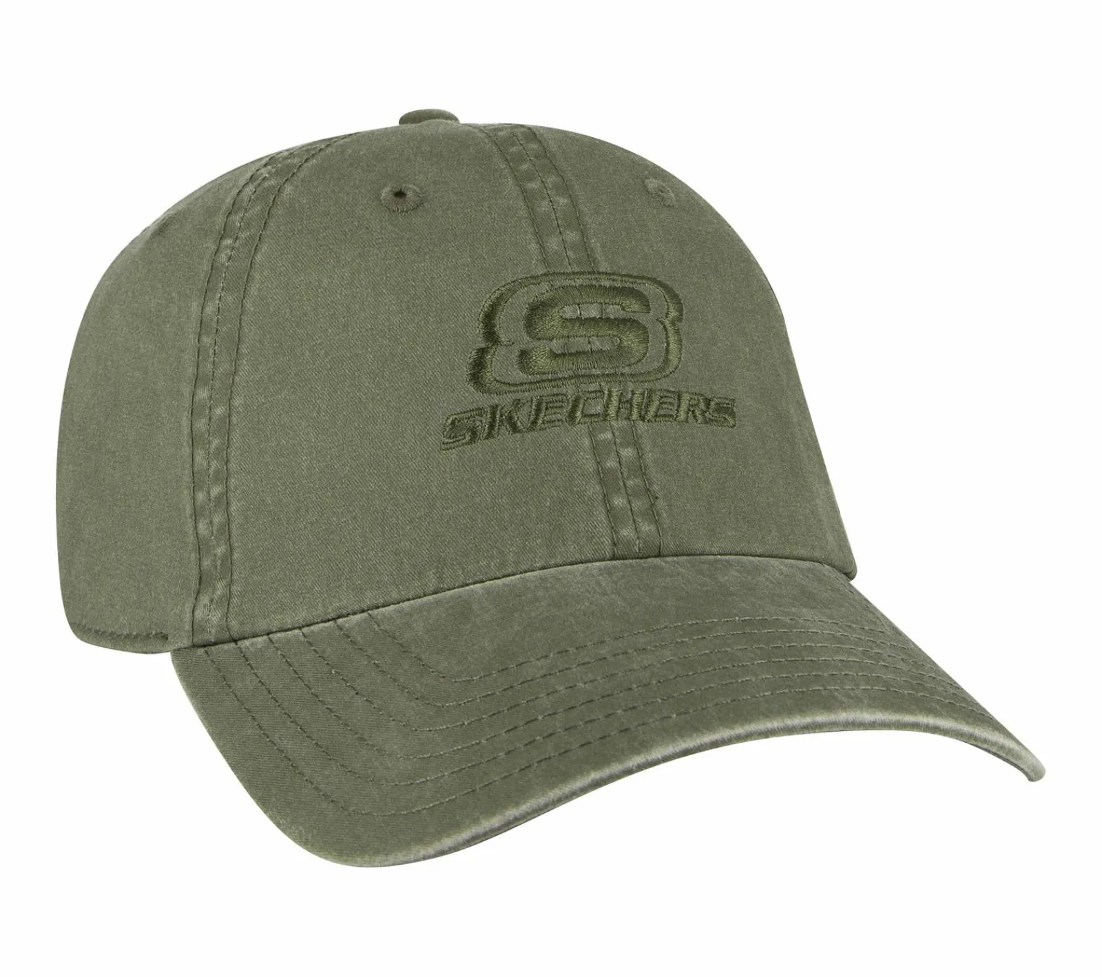 Acessórios Para A Cabeça|Acessórios-SKECHERS Washed Dad Hat AZEITONA