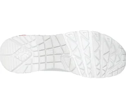 Com Atacadores|Sapatilhas Casuais-SKECHERS X JGoldcrown: Uno - Spread The Love BRANCO / VERMELHO
