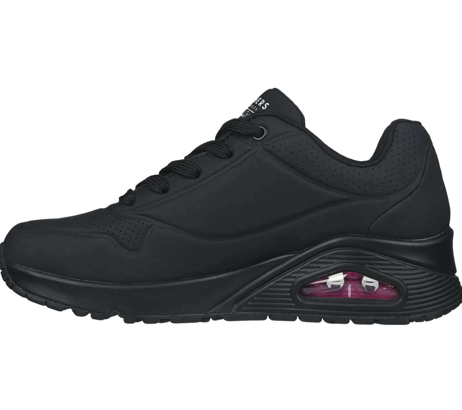Com Atacadores|Sapatilhas Casuais-SKECHERS X JGoldcrown: Uno - Dripping In Love PRETO / ROSA