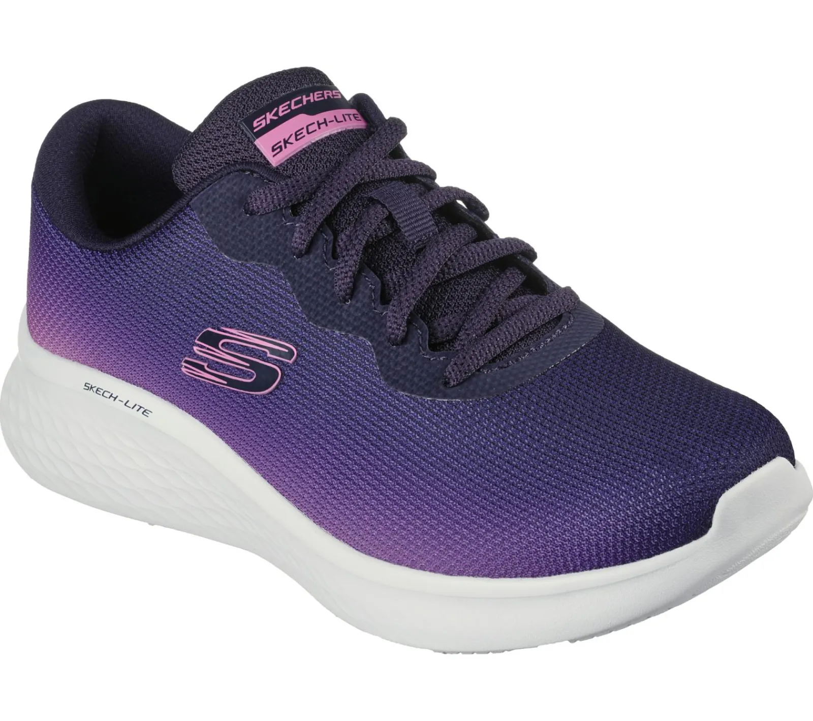 Com Atacadores|Sapatilhas-SKECHERS Skech-Lite Pro - Fade Out NAVY / ROSA CHOQUE