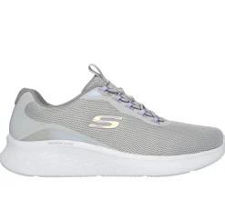 Com Atacadores|Calçado Sem Atacadores-SKECHERS Skech-Lite Pro - Glimmer Me CINZENTO / LAVANDA