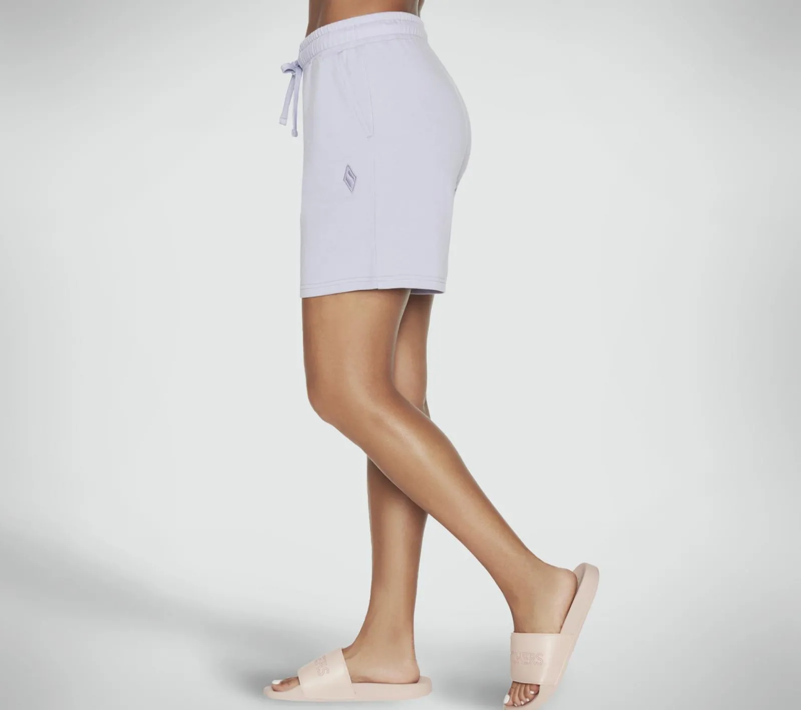 Calças|Partes De Baixo-SKECHERS SKECH-SWEATS 5 Inch Short LAVANDA / ROSA CLARO