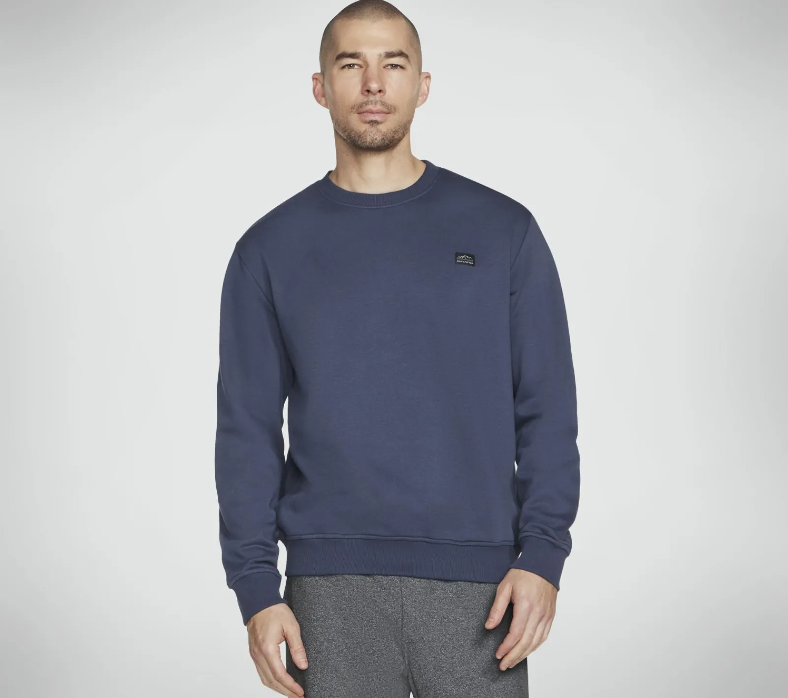 Partes De Cima|Partes De Cima-SKECHERS SKECH-SWEATS Definition Crew CARVÃO / NAVY