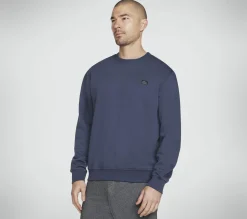 Partes De Cima|Partes De Cima-SKECHERS SKECH-SWEATS Definition Crew CARVÃO / NAVY