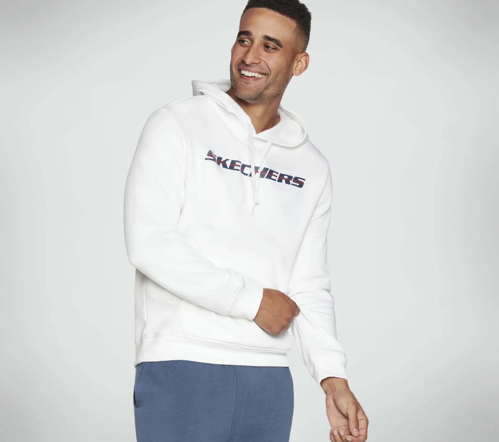 Partes De Cima|Partes De Cima-SKECHERS SKECH-SWEATS Motion Pullover Hoodie BRANCO