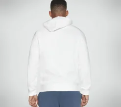 Partes De Cima|Partes De Cima-SKECHERS SKECH-SWEATS Motion Pullover Hoodie BRANCO