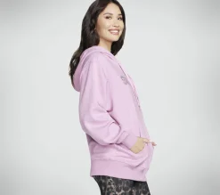 Partes De Cima|Partes De Cima-SKECHERS Skech-Sweats Shine Hoodie MALVA