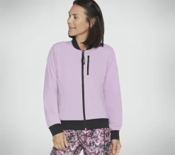 Partes De Cima|Partes De Cima-SKECHERS Skechweave Fantasy Fields Jacket PRETO / VERMELHO / AZUL