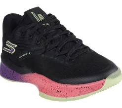 Sapatilhas-SKECHERS SKX NEXUS PRETO / ROXO / ROSA