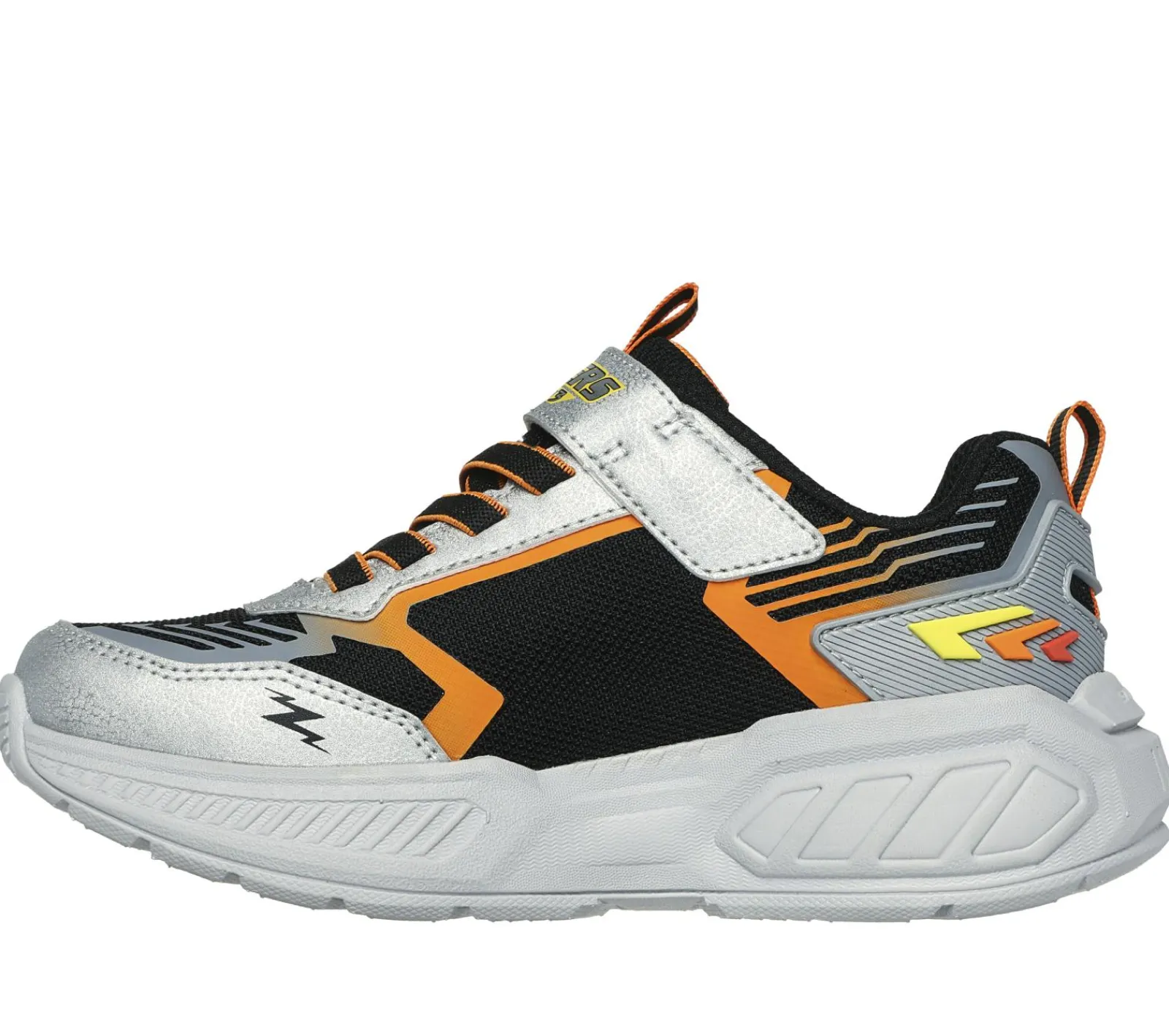 Calçado Sem Atacadores|Luzes-SKECHERS S-Lights: Light Storm 3.0 PRATEADO / PRETO