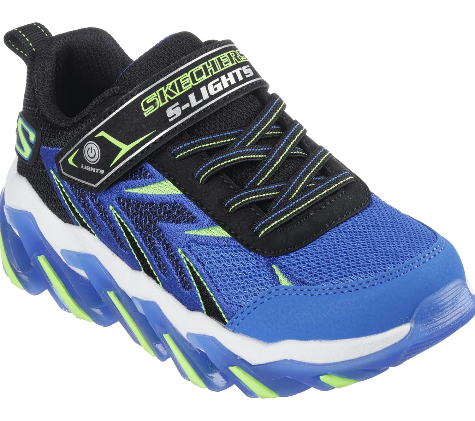 Sapatilhas-SKECHERS S-Lights: Mega-Surge 2.0 PRETO / LIMA