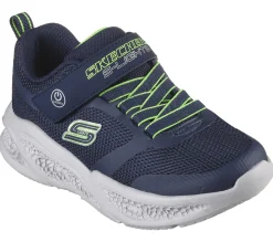 Calçado Sem Atacadores|Luzes-SKECHERS S-Lights: Meteor-Lights NAVY / LIMA