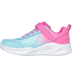 Sapatilhas|Luzes-SKECHERS S-Lights: Sola Glow - Ombre Deluxe ROSA / TURQUESA