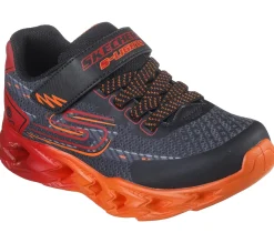Calçado Sem Atacadores|Luzes-SKECHERS S-Lights: Vortex 2.0 - Quantroid PRETO / VERMELHO