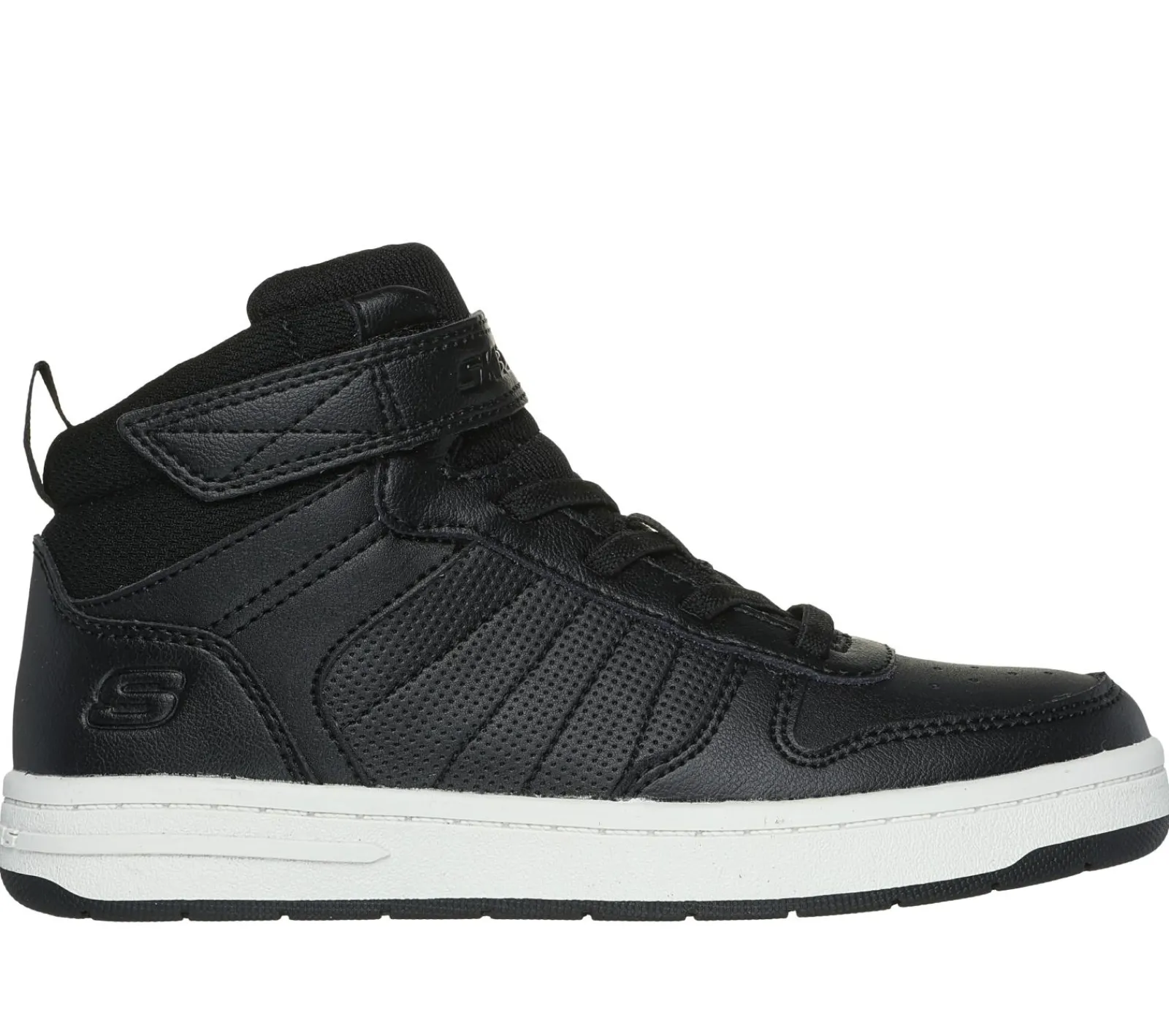 Calçado Sem Atacadores|Sapatilhas-SKECHERS Smooth Street - Vorrez PRETO / BRANCO