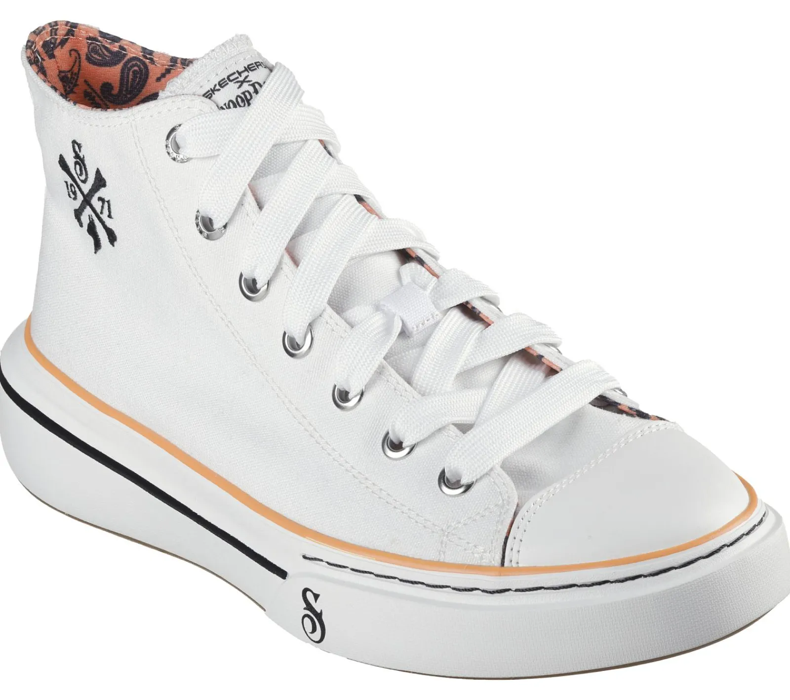 Sapatilhas Casuais|Sapatos Em Tela-SKECHERS Snoop Dogg: Snoop One - Doggy Bonez BRANCO