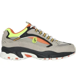 Sapatilhas Casuais|Sapatos Com Atacadores-SKECHERS Snoop Dogg: Stamina - Snoop '91 CINZENTO / LARANJA