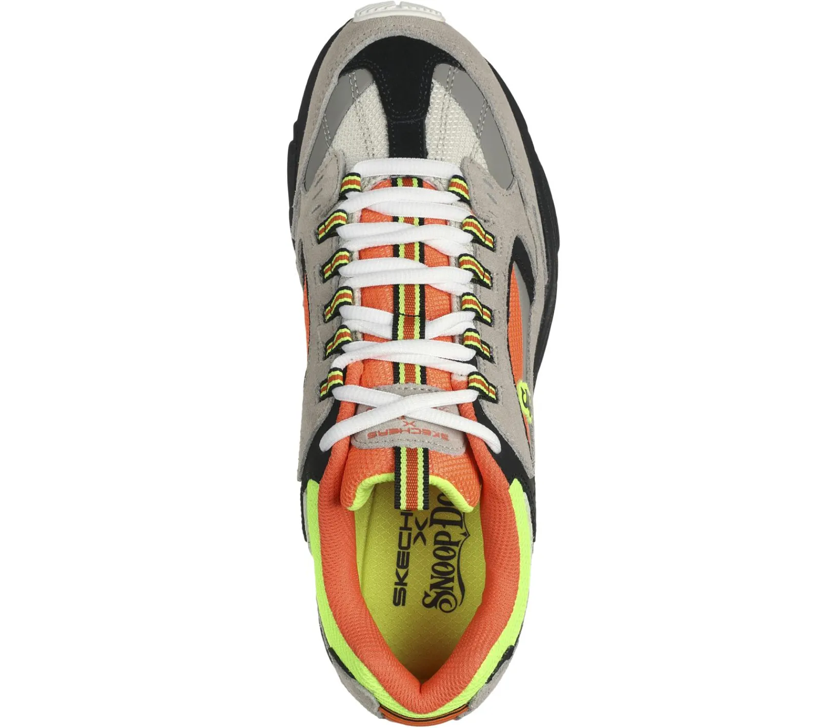 Sapatilhas Casuais|Sapatos Com Atacadores-SKECHERS Snoop Dogg: Stamina - Snoop '91 CINZENTO / LARANJA