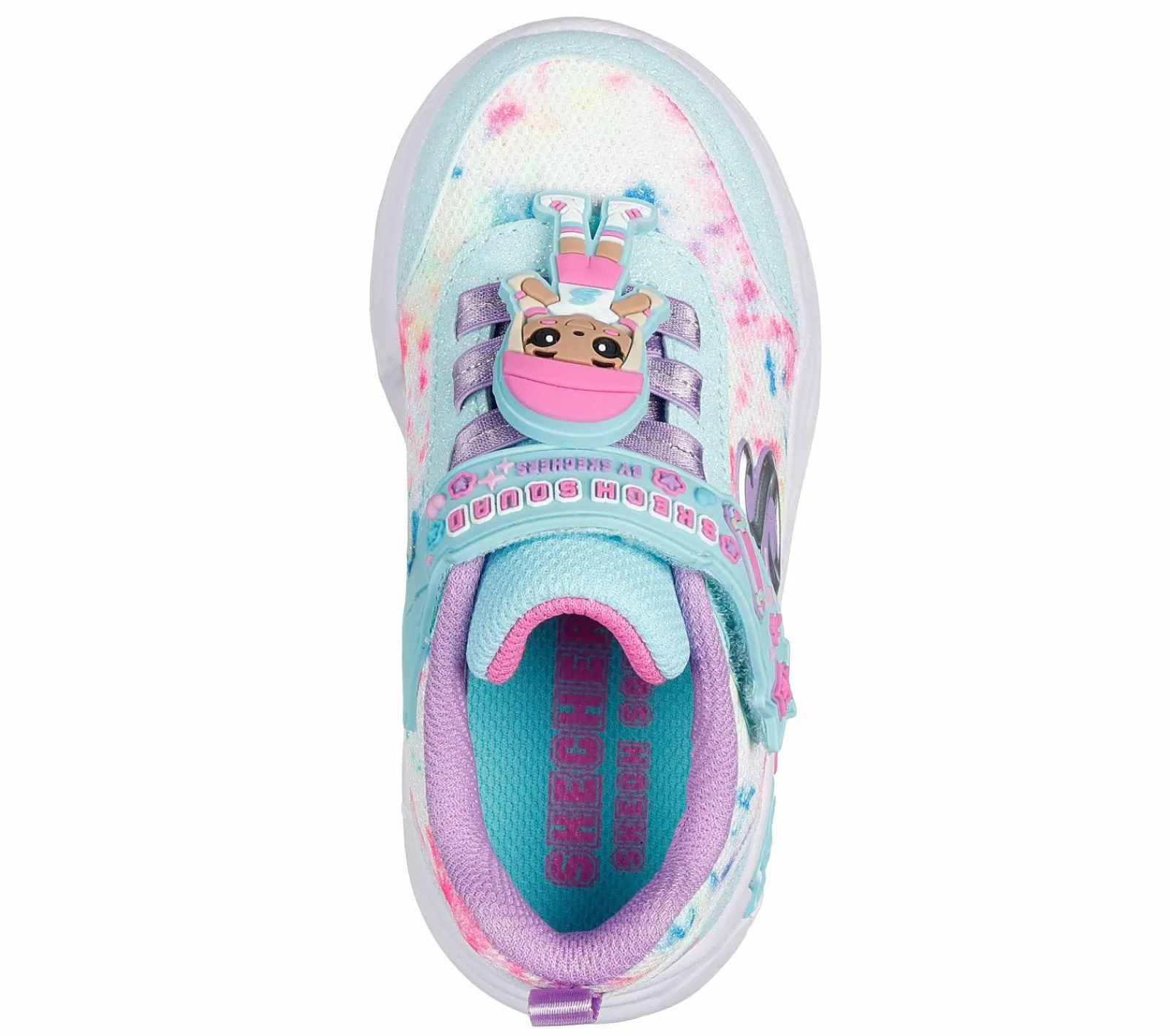 Sapatilhas-SKECHERS Snuggle Sneaks - Skech Squad MENTA / MULTICOR