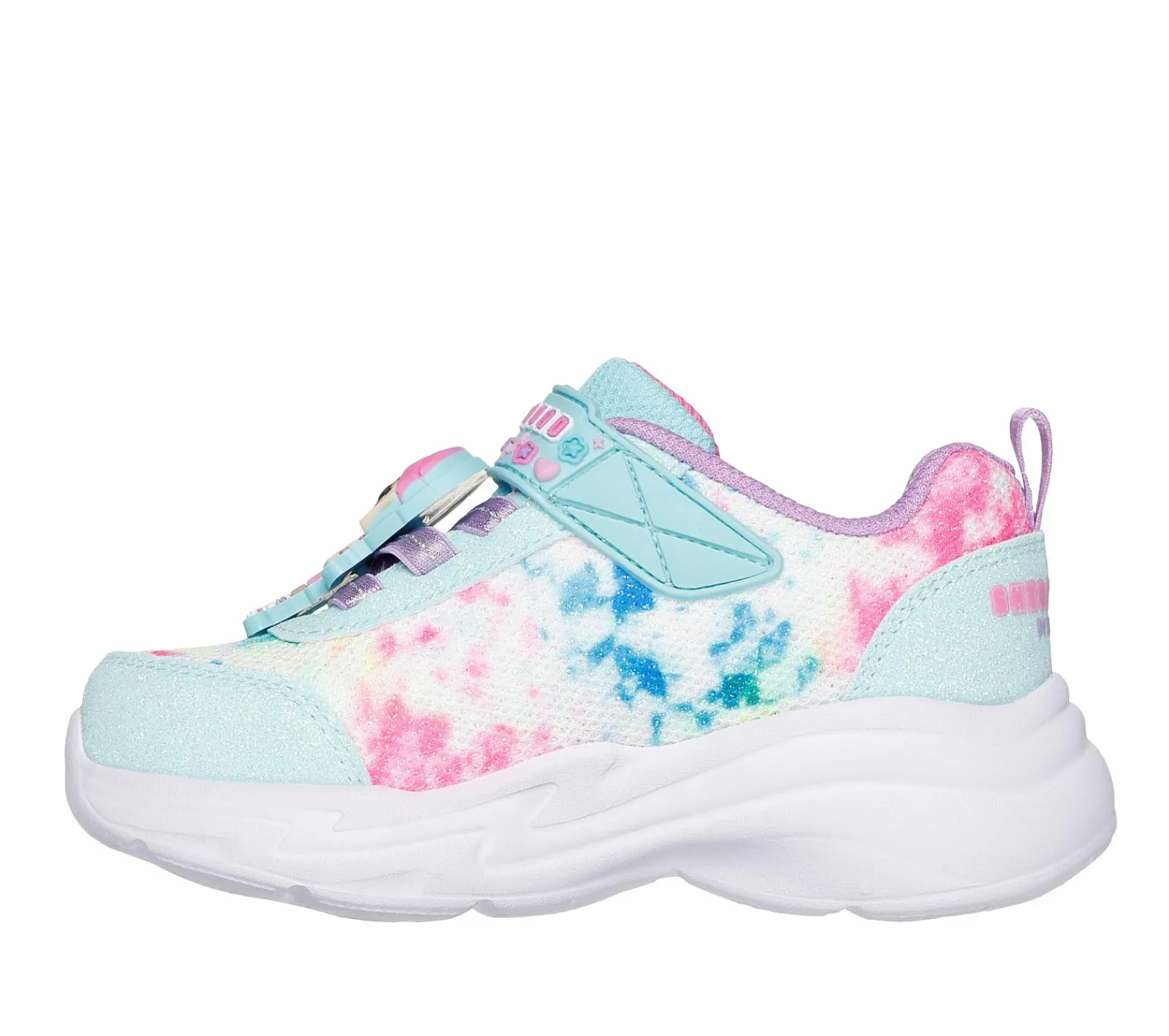 Sapatilhas-SKECHERS Snuggle Sneaks - Skech Squad MENTA / MULTICOR