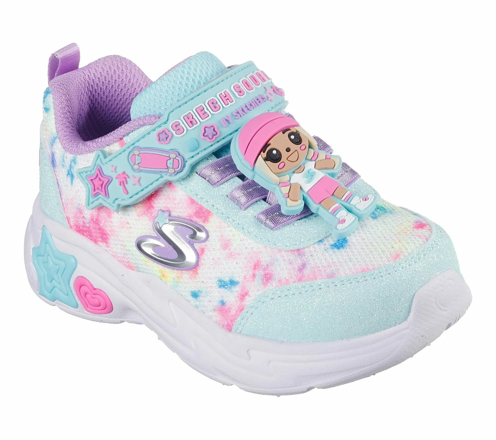 Sapatilhas-SKECHERS Snuggle Sneaks - Skech Squad MENTA / MULTICOR