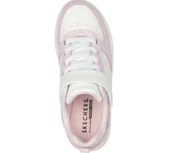 Calçado Sem Atacadores|Sapatilhas-SKECHERS Sport Court 92 BRANCO / ROSA