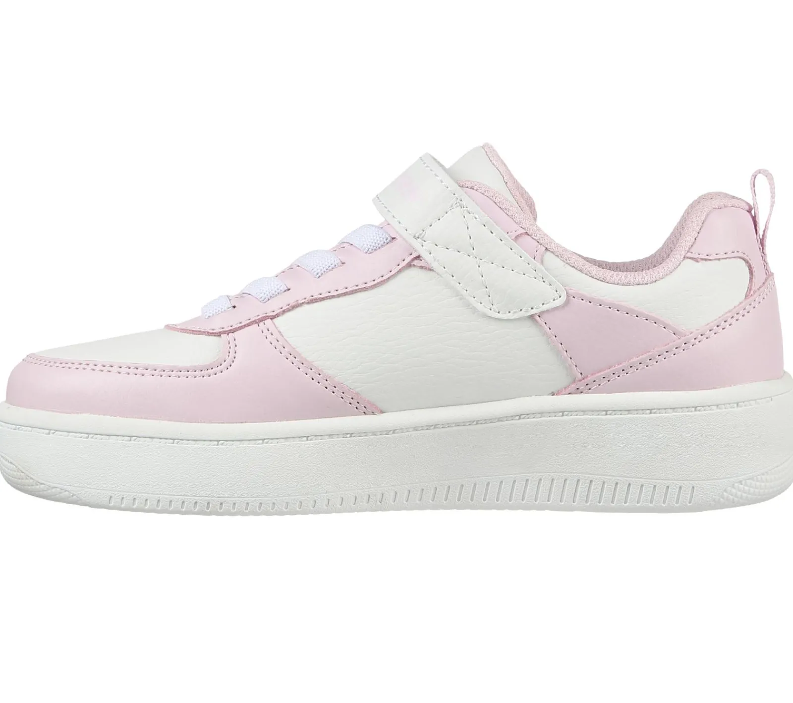 Calçado Sem Atacadores|Sapatilhas-SKECHERS Sport Court 92 BRANCO / ROSA