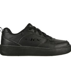 Com Atacadores|Sapatilhas-SKECHERS Sport Court 92 PRETO