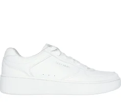 Com Atacadores|Sapatilhas Casuais-SKECHERS Sport Court 2.0 - Core Essential BRANCO