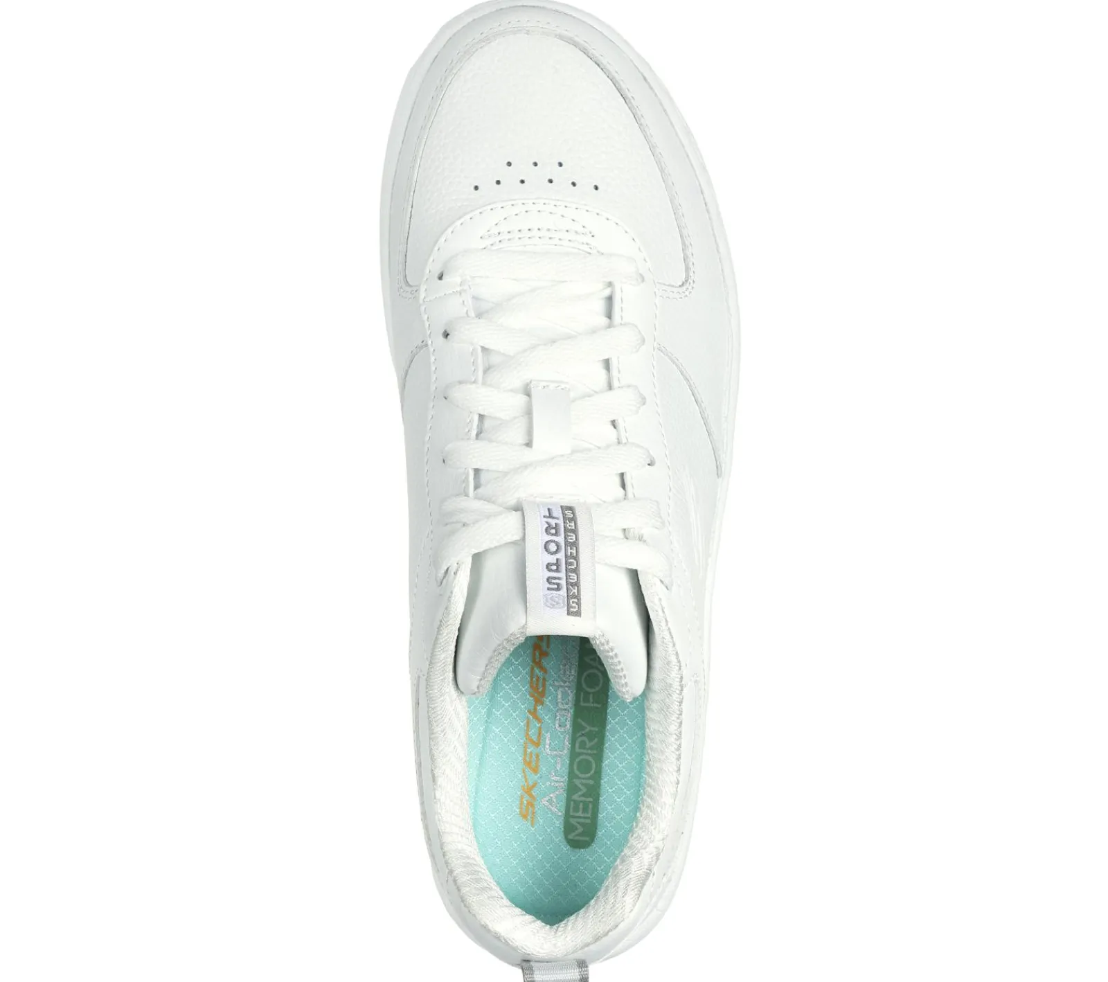 Com Atacadores|Sapatilhas Casuais-SKECHERS Sport Court 92 - Illustrious BRANCO