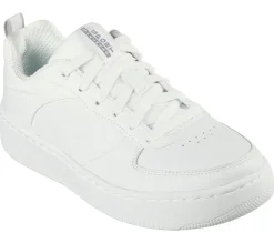 Com Atacadores|Sapatilhas Casuais-SKECHERS Sport Court 92 - Illustrious BRANCO